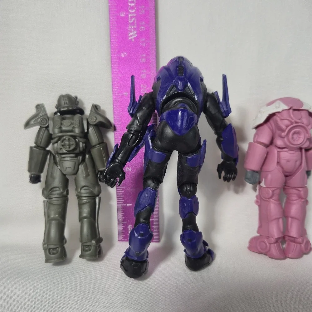 Fallout Series 2 Mega X-01 Hot Rod Pink T-45 Shark Halo Elite Mercenary Lot